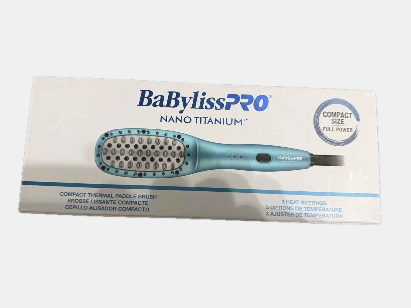 BaBylissPRO Nano Titanium Thermal Paddle Brush