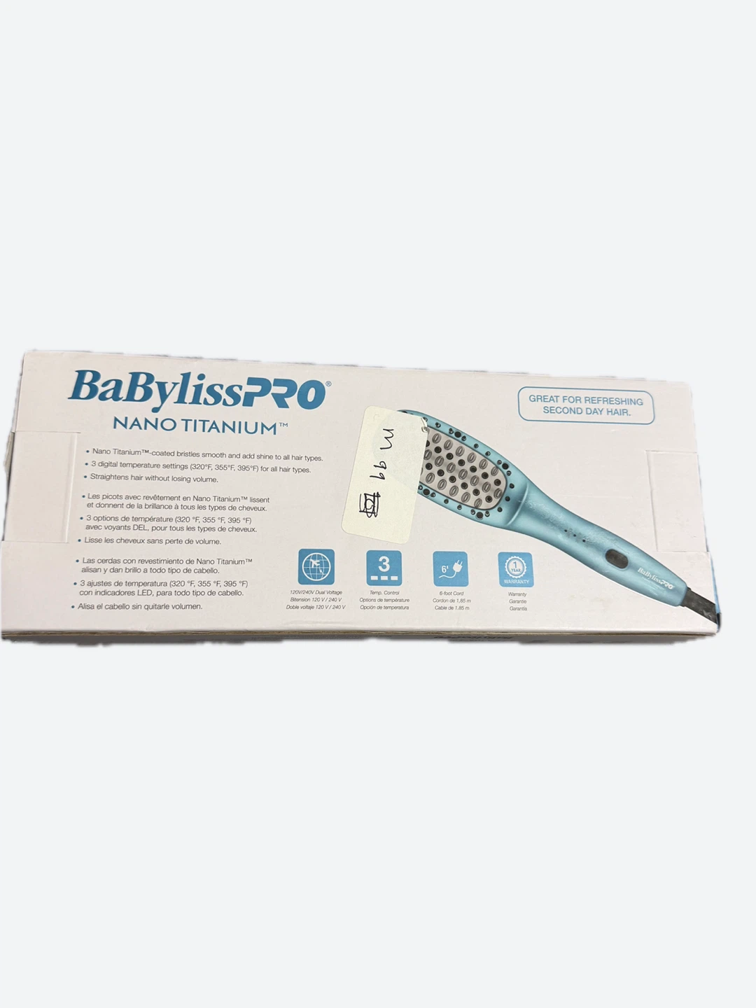 BaBylissPRO Nano Titanium Thermal Paddle Brush - photo 2