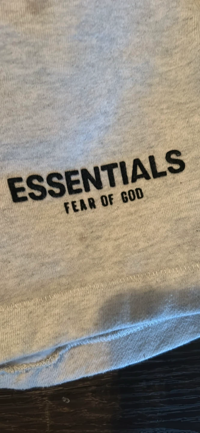 Shorts Essentials Fear of God gris clair - photo 5