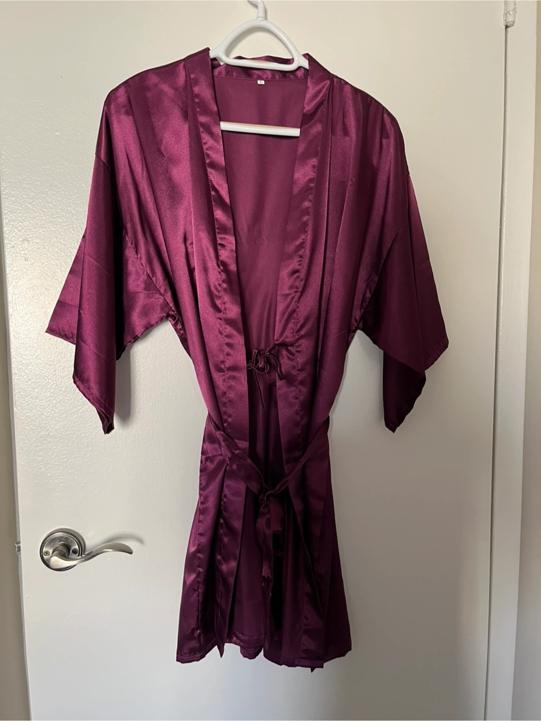 Bridesmaid robe, purple - photo 3