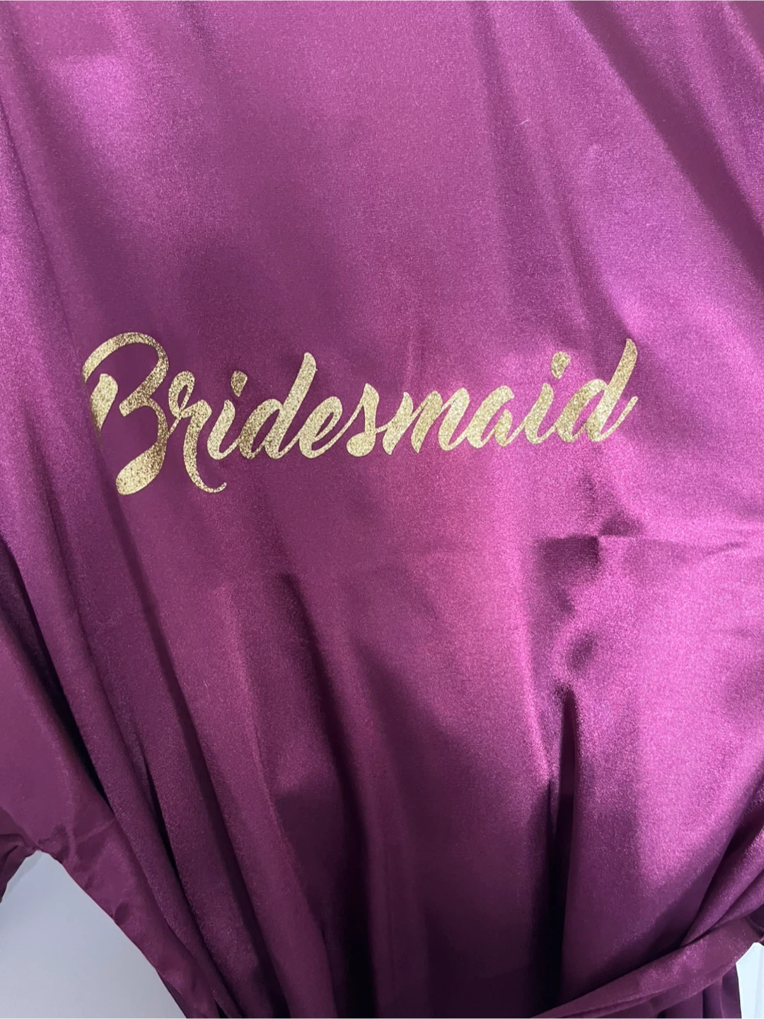 Bridesmaid robe, purple - photo 2