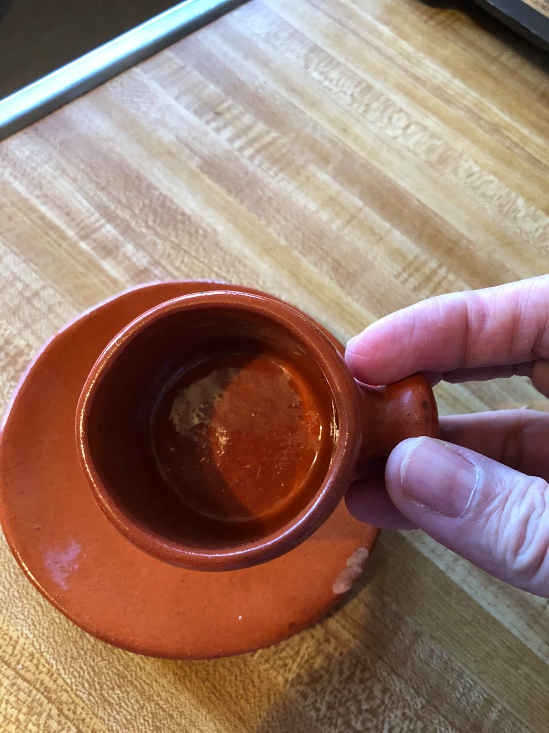 🥕Banco de Ponce Ceramic Cup and Saucer - photo 3