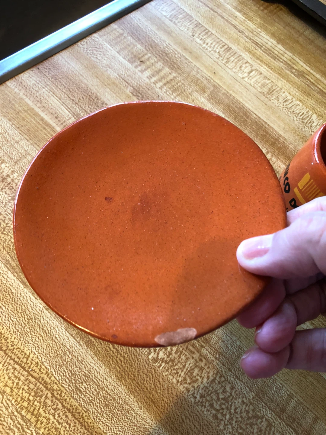 🥕Banco de Ponce Ceramic Cup and Saucer - photo 4
