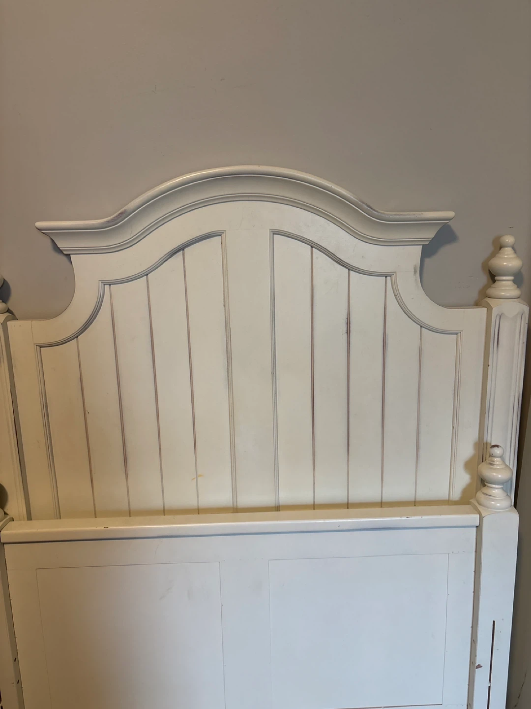 Beautiful twin bed and night stand