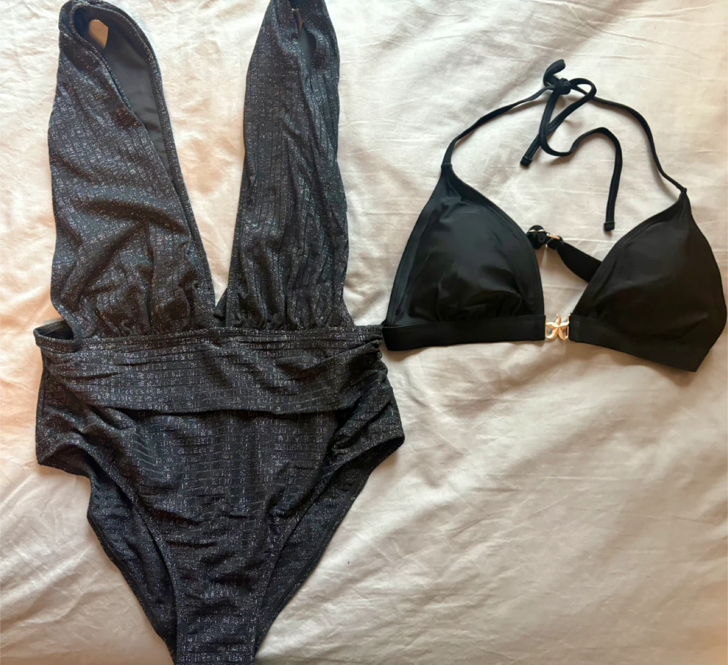 ‘Modlily’ Black Starfish Bikini and Glitter Two Piece Set - photo 4