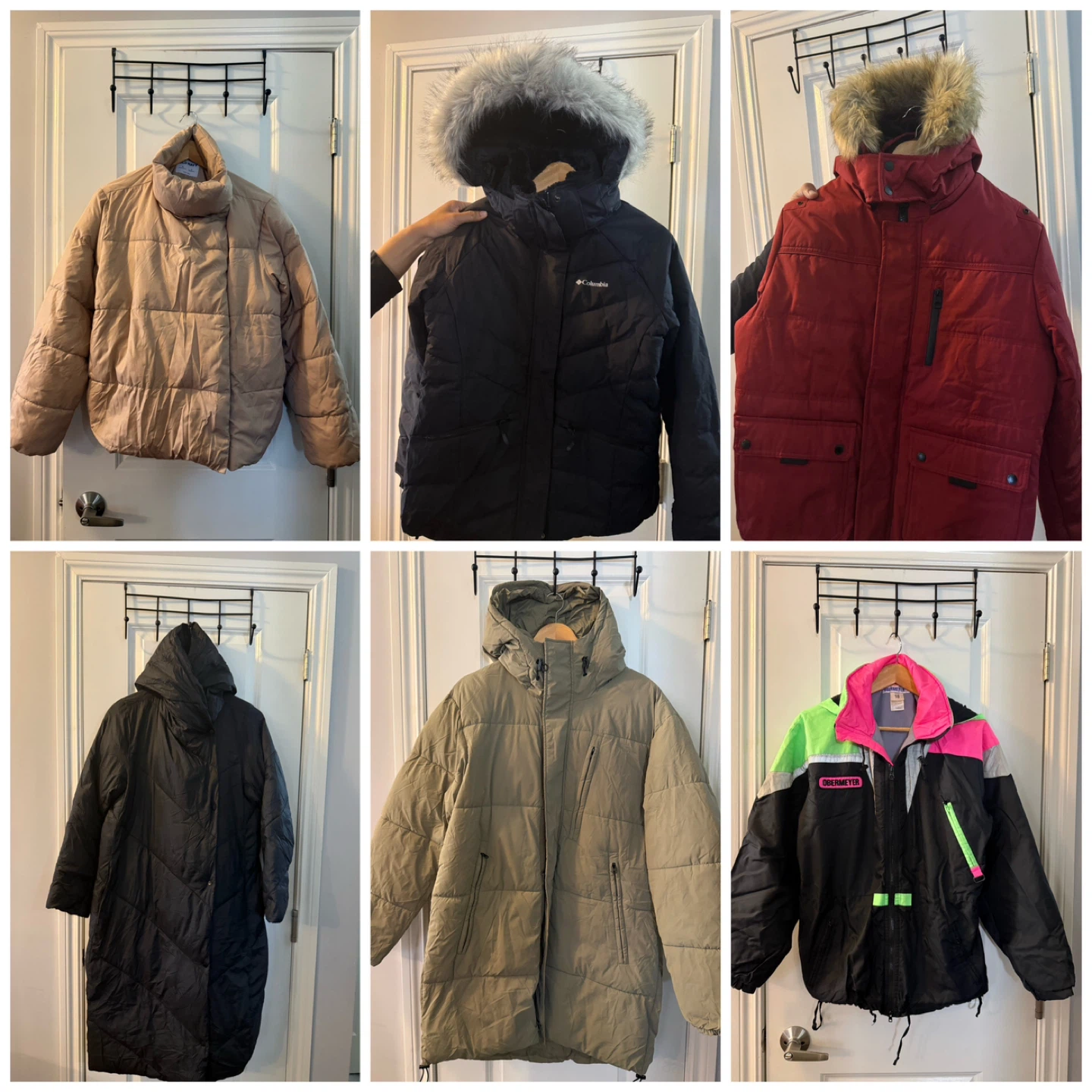 Take all 5 Puffer Jackets $35- Zara, Guess, Obermeyer, Old Navy