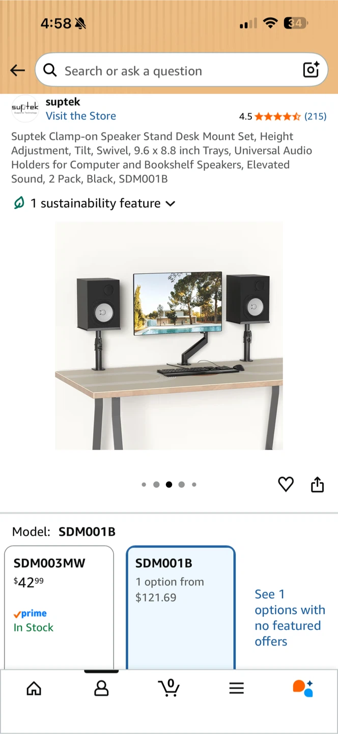Clamp on speaker stands - photo 2