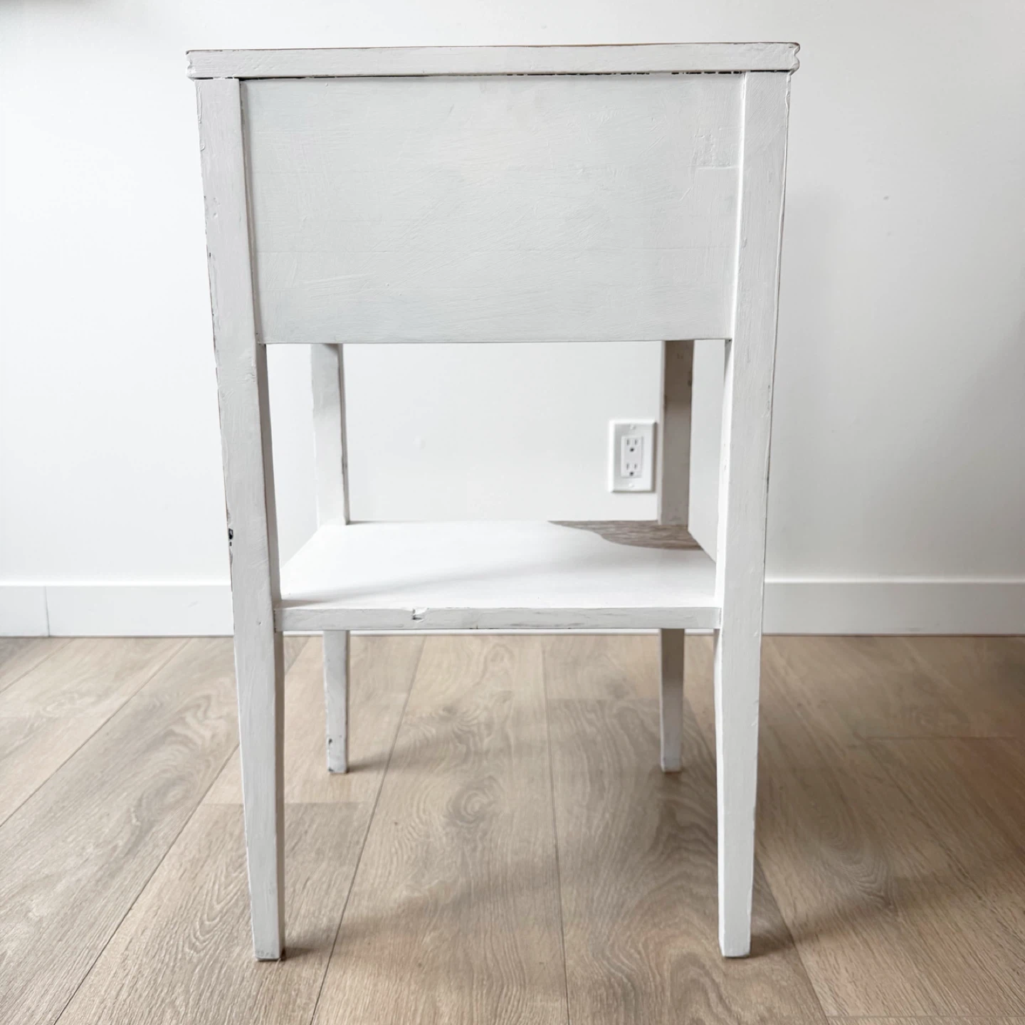 Handcrafted Solid wood nightstand- reclaimed one of the kind. - photo 4