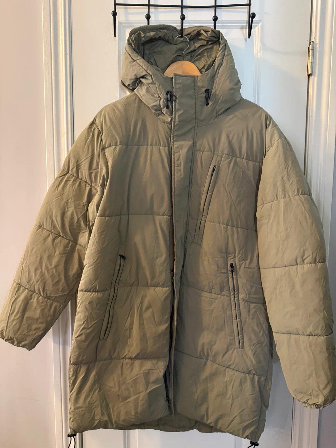 Take all 5 Puffer Jackets $35- Zara, Guess, Obermeyer, Old Navy - photo 5