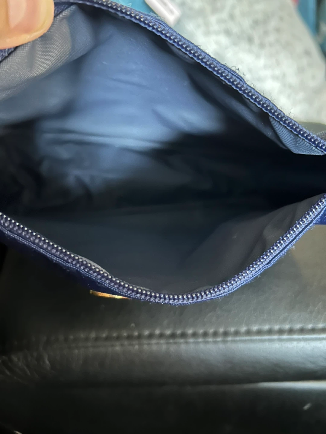 Christian Dior Navy Blue Cosmetic Pouch - photo 4