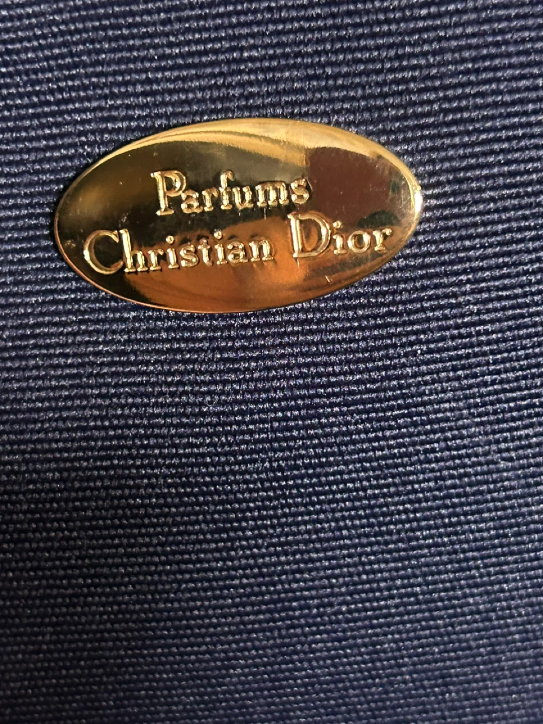 Christian Dior Navy Blue Cosmetic Pouch - photo 5