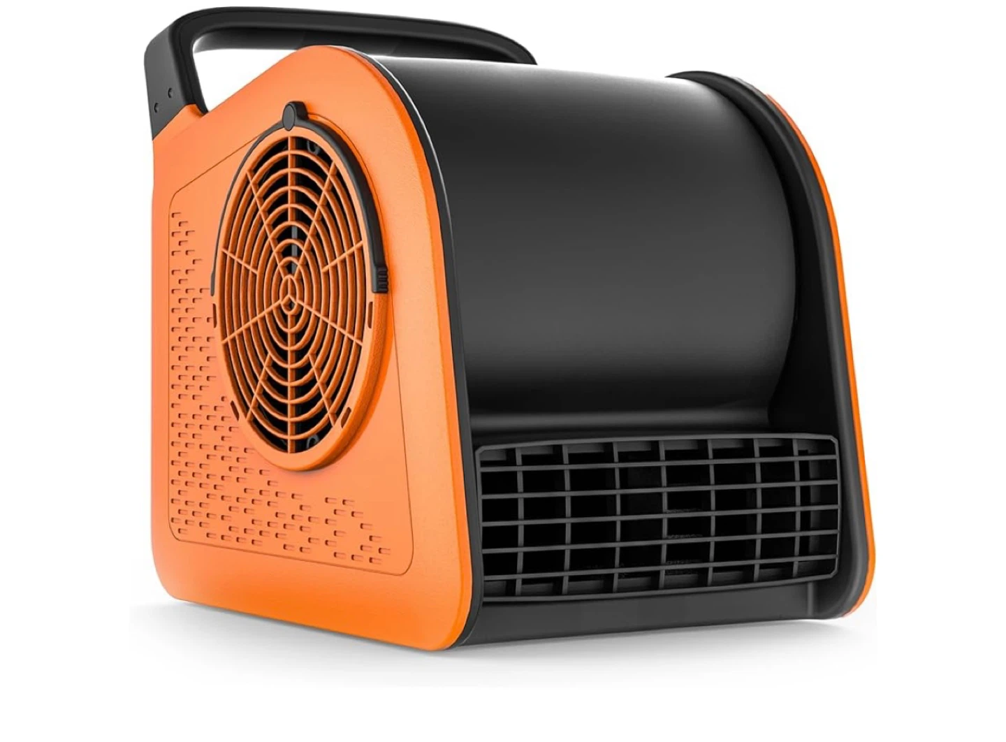 Orange and Black Portable Blower Fan