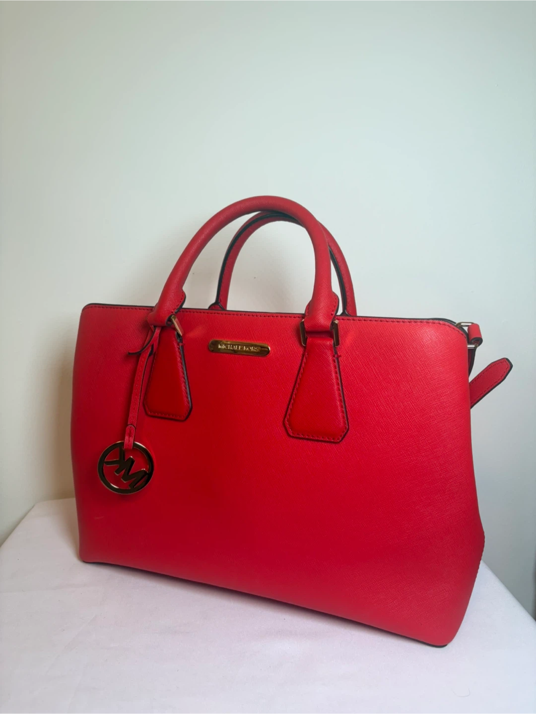 Red Michael Kors Handbag