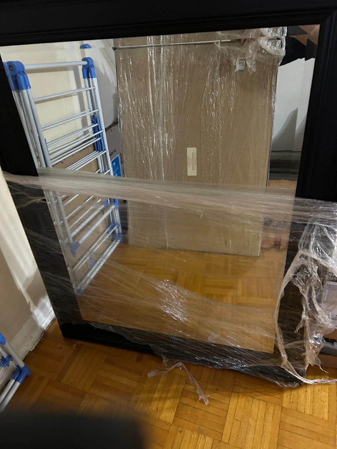 Large Black Framed Mirror48x38 - photo 3