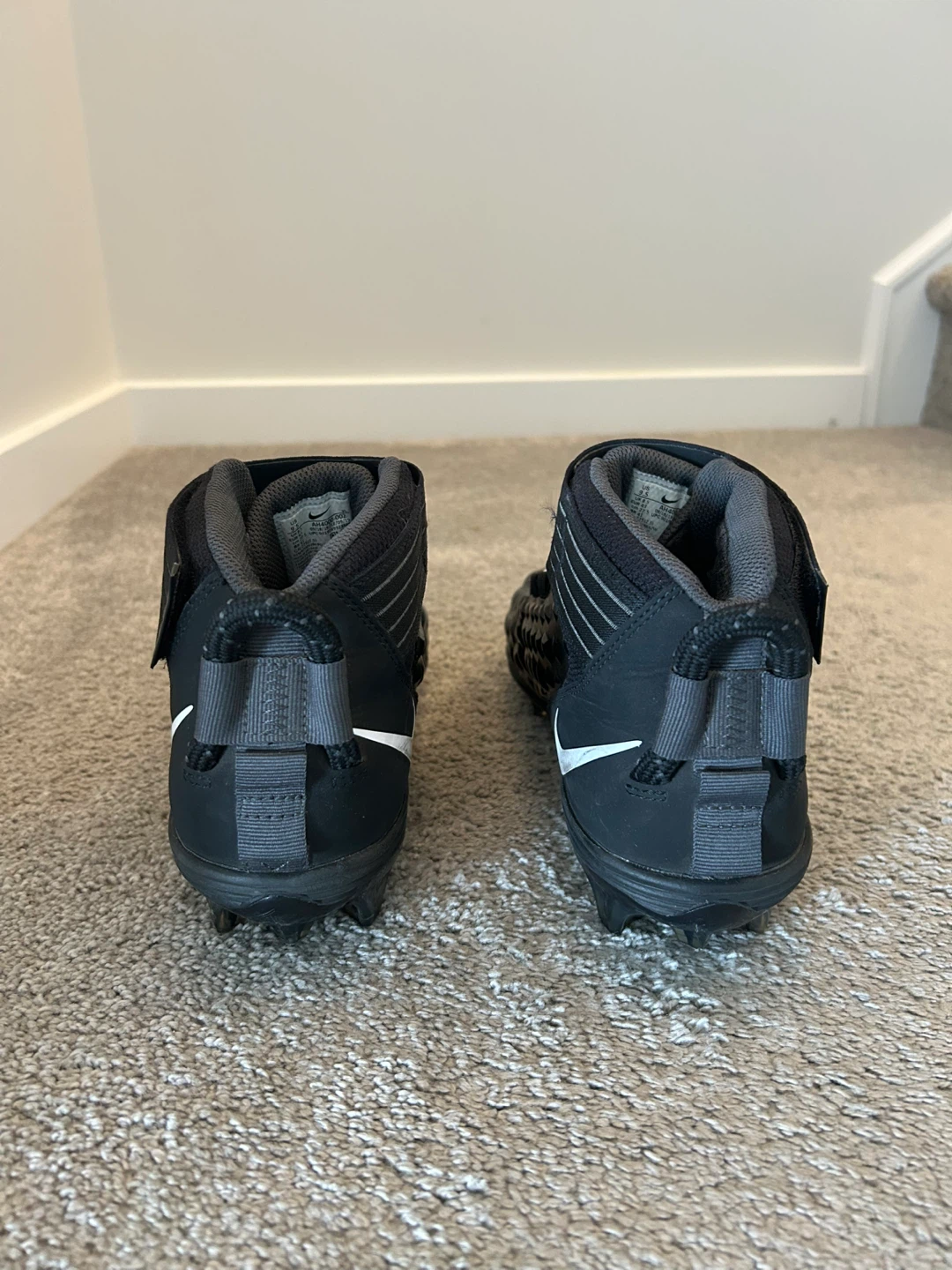 Nike Football Cleats US 9.5 Black - photo 3