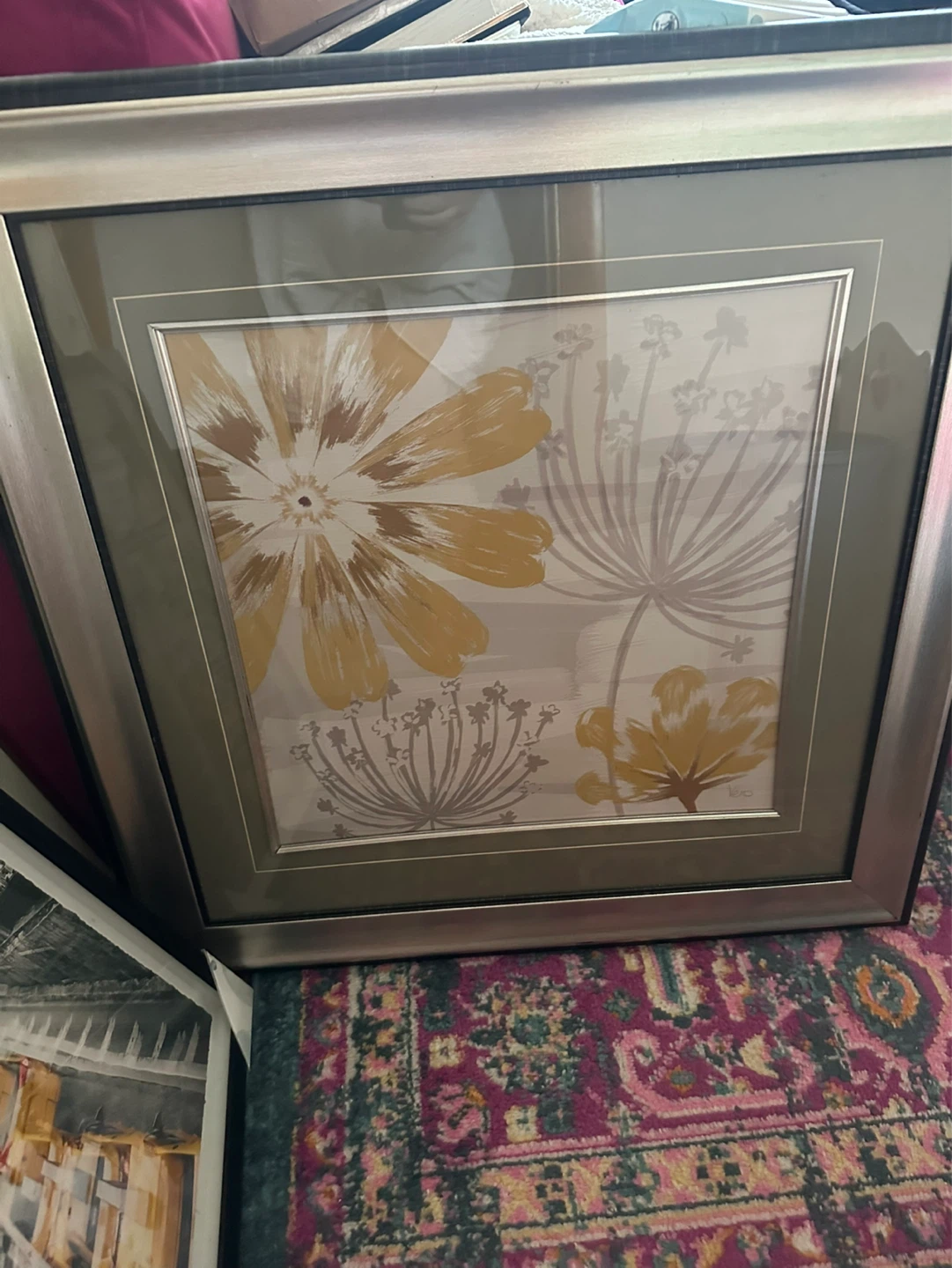 Framed Floral Wall Art