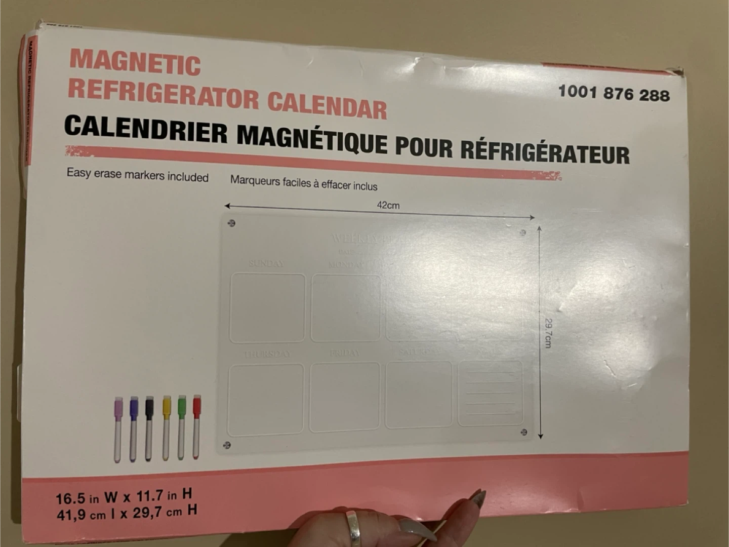 Magnetic Refrigerator Calendar - photo 2