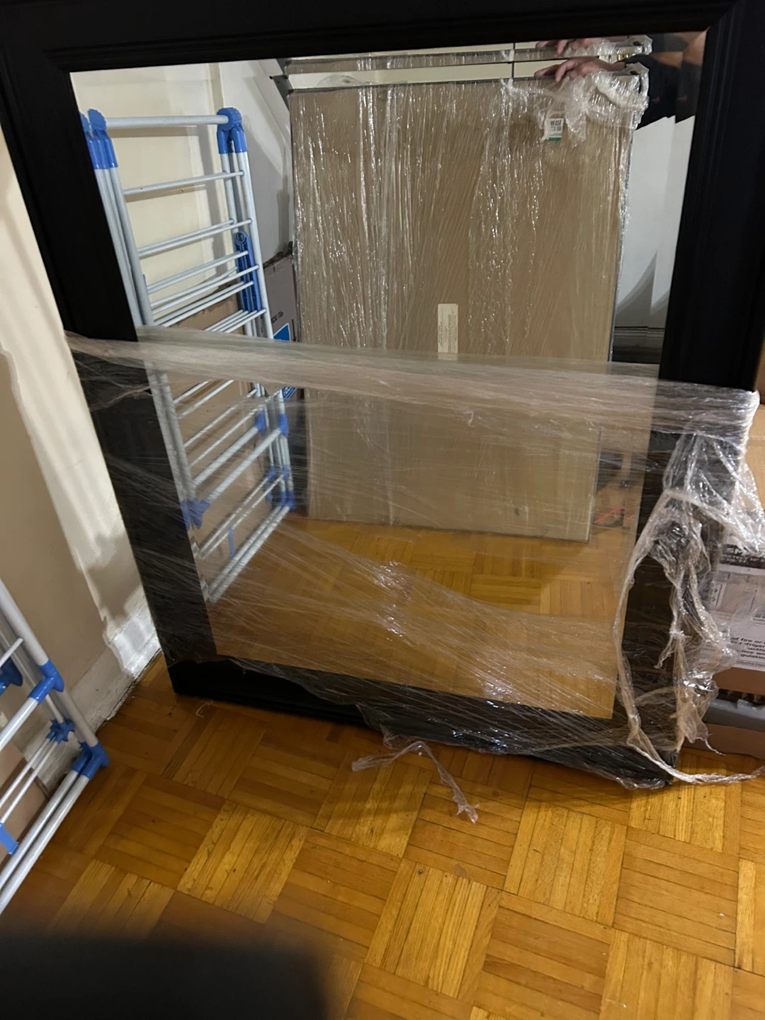 Medium size Black Framed Mirror43x32 - photo 2