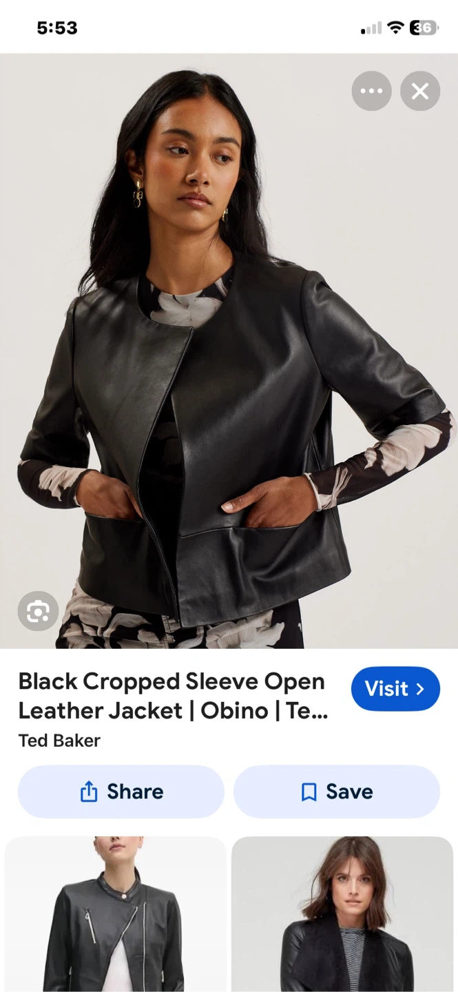 Ted Baker leather jacket