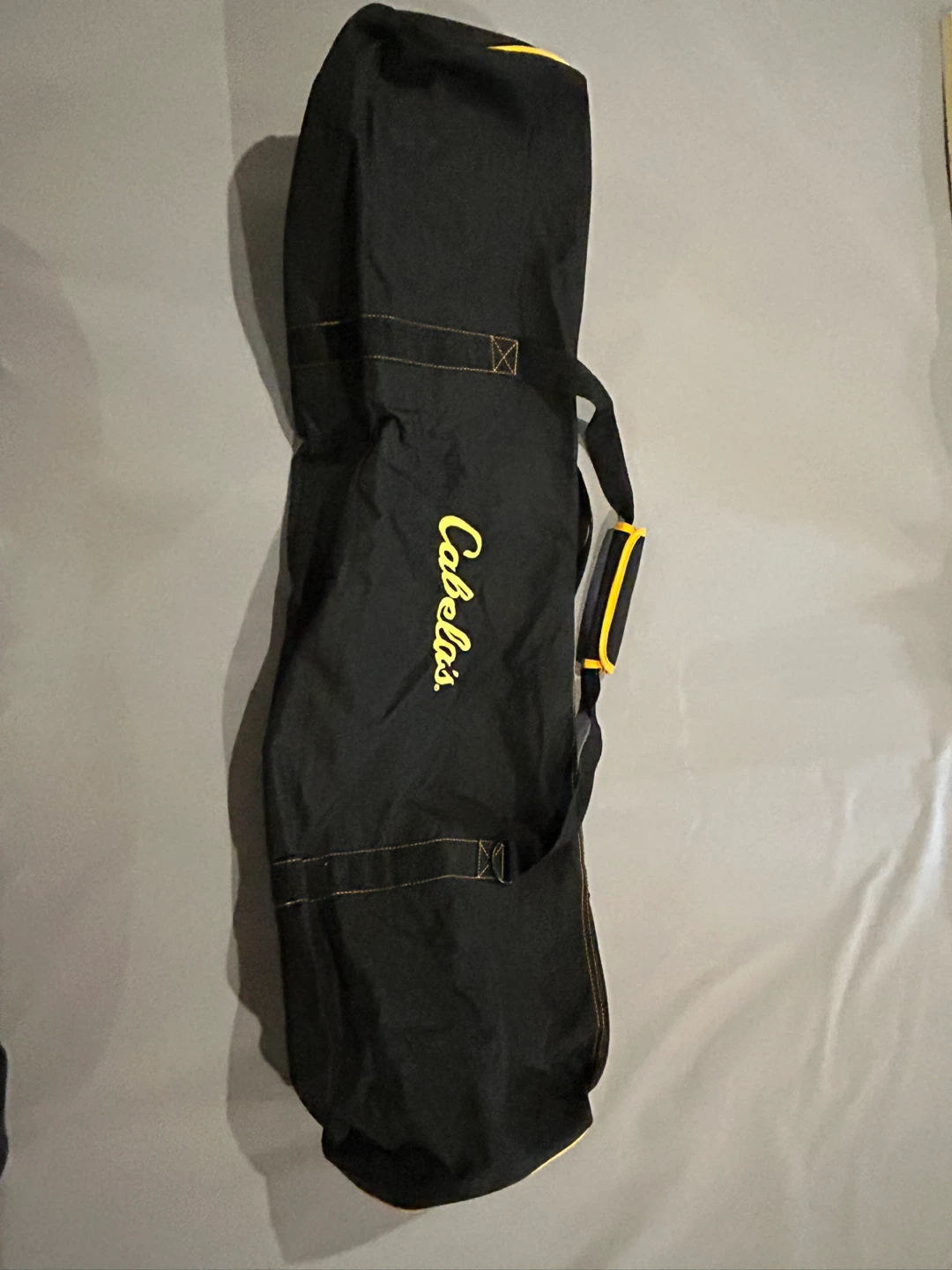 Cabela's padded auger bag with strap
