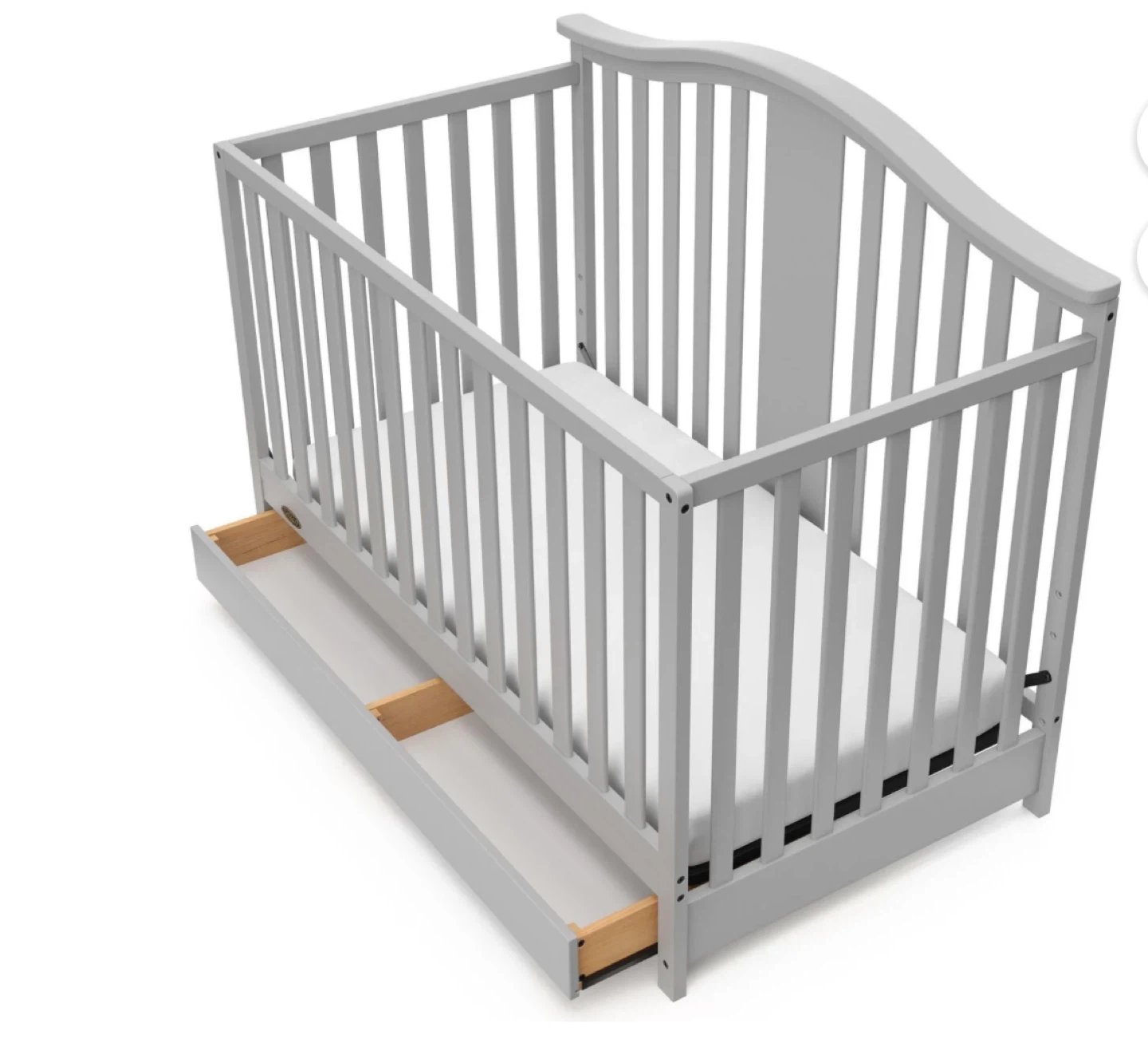 White Convertible Crib - photo 5