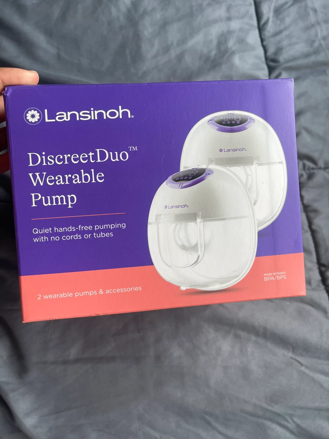 Lansinoh DiscreetDuo Wearable Pump - 2 Pack - photo 2