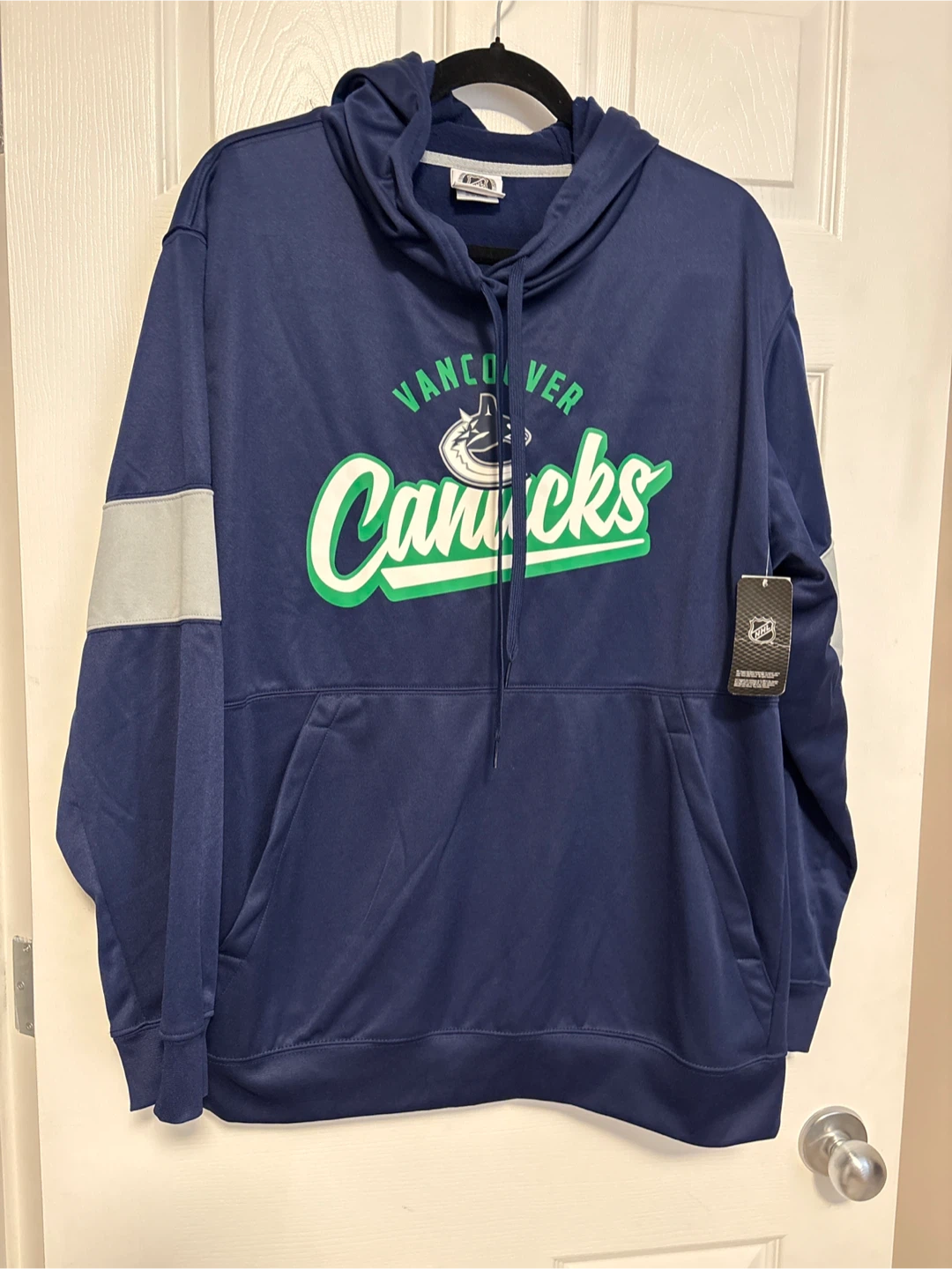 New Vancouver Canucks Navy Blue Hoodie XL/TG - photo 4