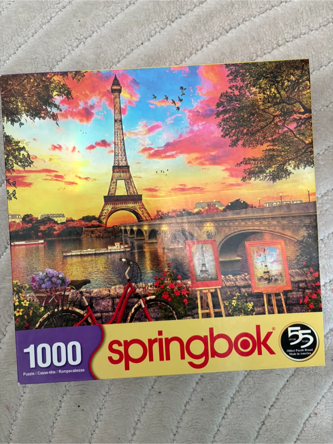 Springbok 1000 Piece Paris Eiffel Tower Puzzle