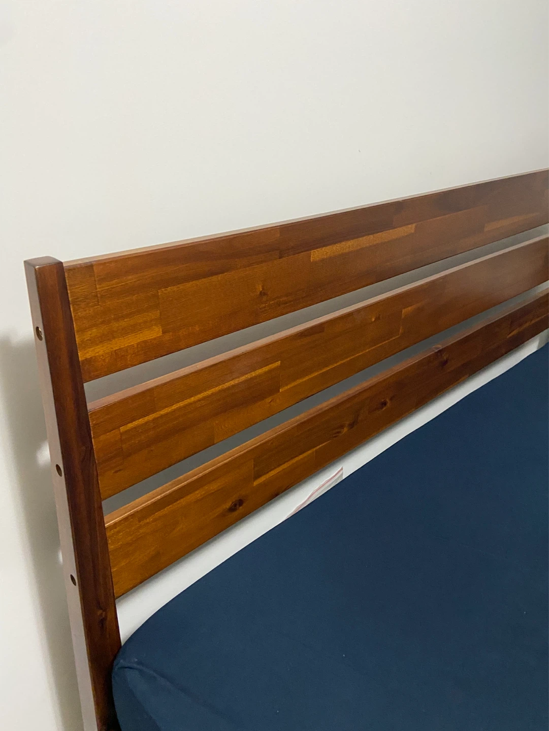 Wooden Bed Frame with Headboard - photo 3