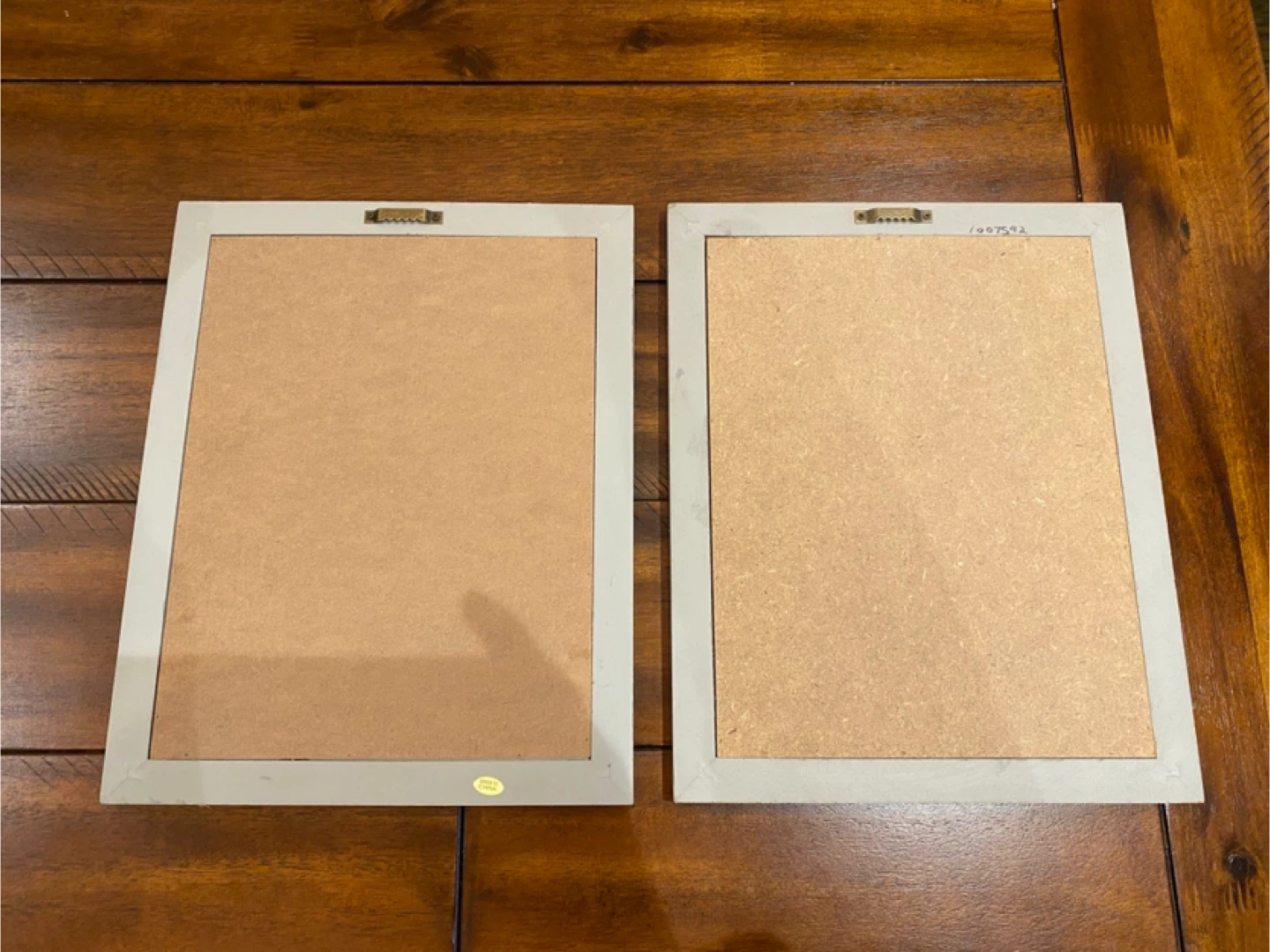 Set of 2 wood Chandelier and Chair Framed Wall Art - photo 2