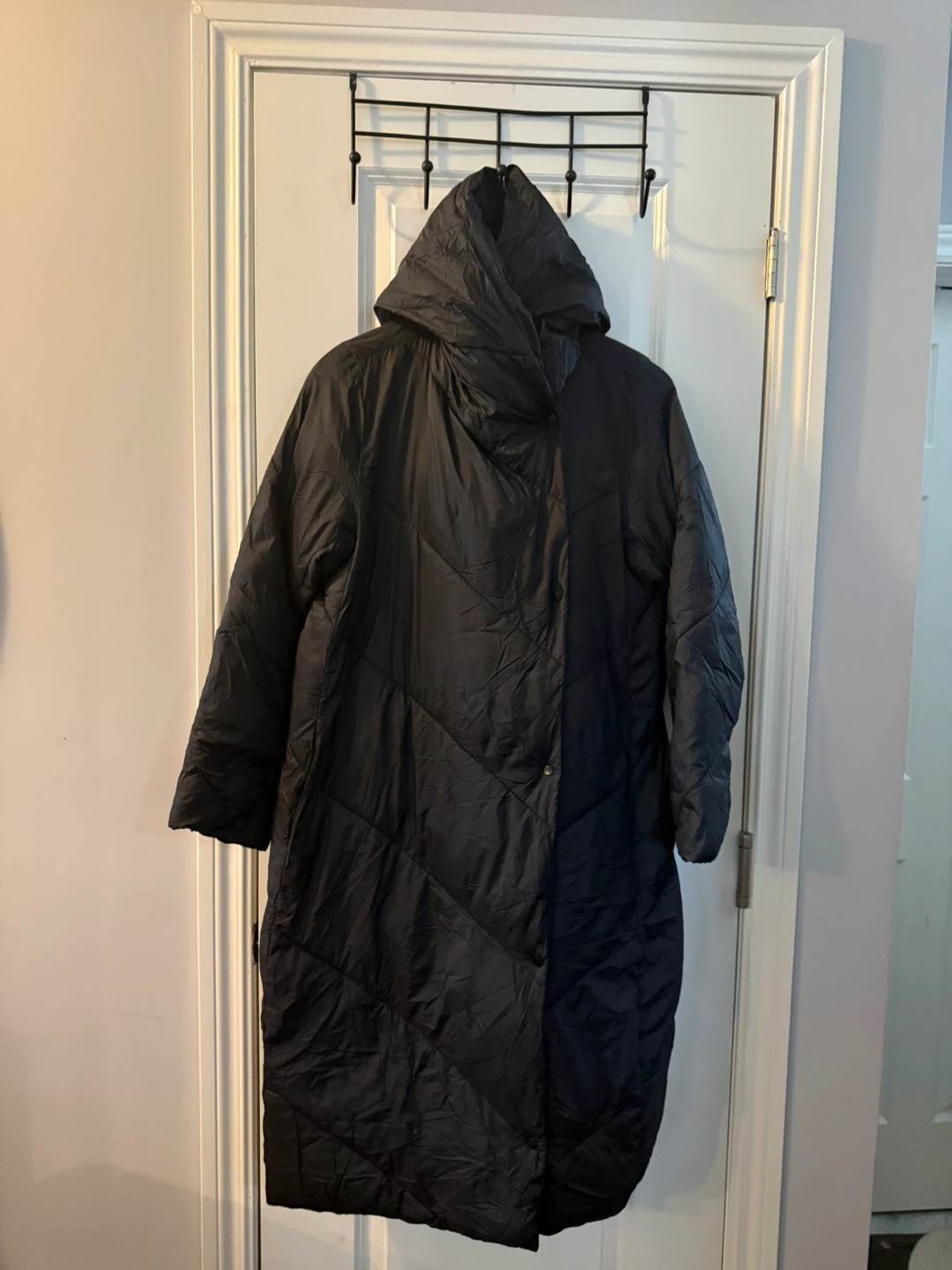 Zara Black Puffer Coat (Women, Small) - photo 3
