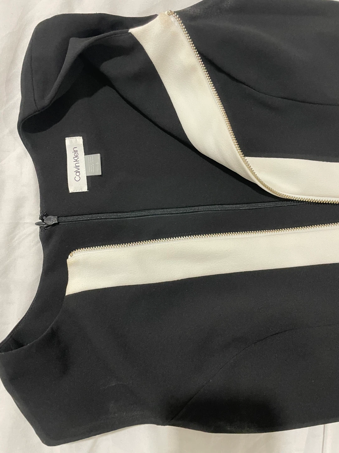 Calvin Klein Black & White Sheath Dress - photo 3