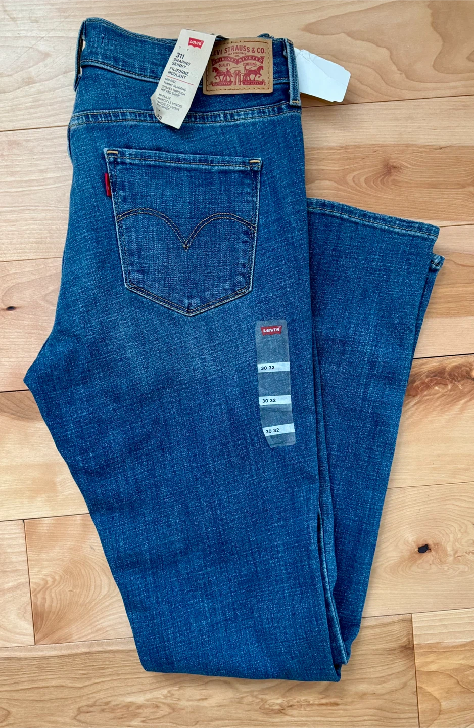 NEW w Tags Levi's 311 Shaping Skinny Jeans Size 30x32 - photo 2
