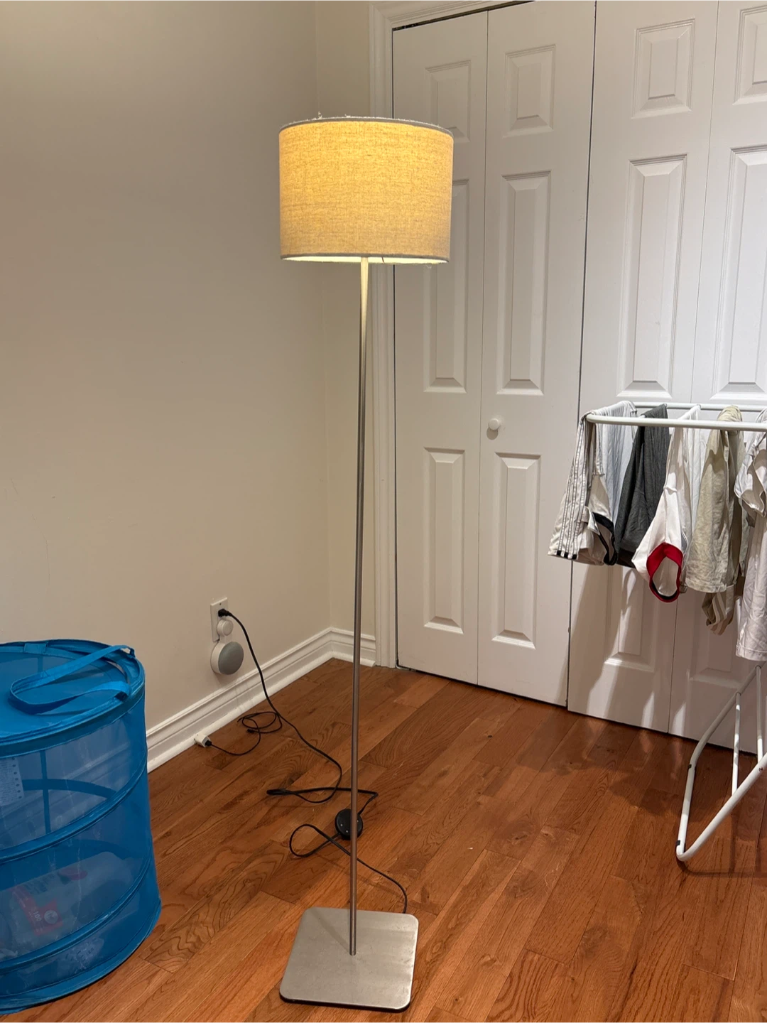 Floor Lamp with Fabric Shade