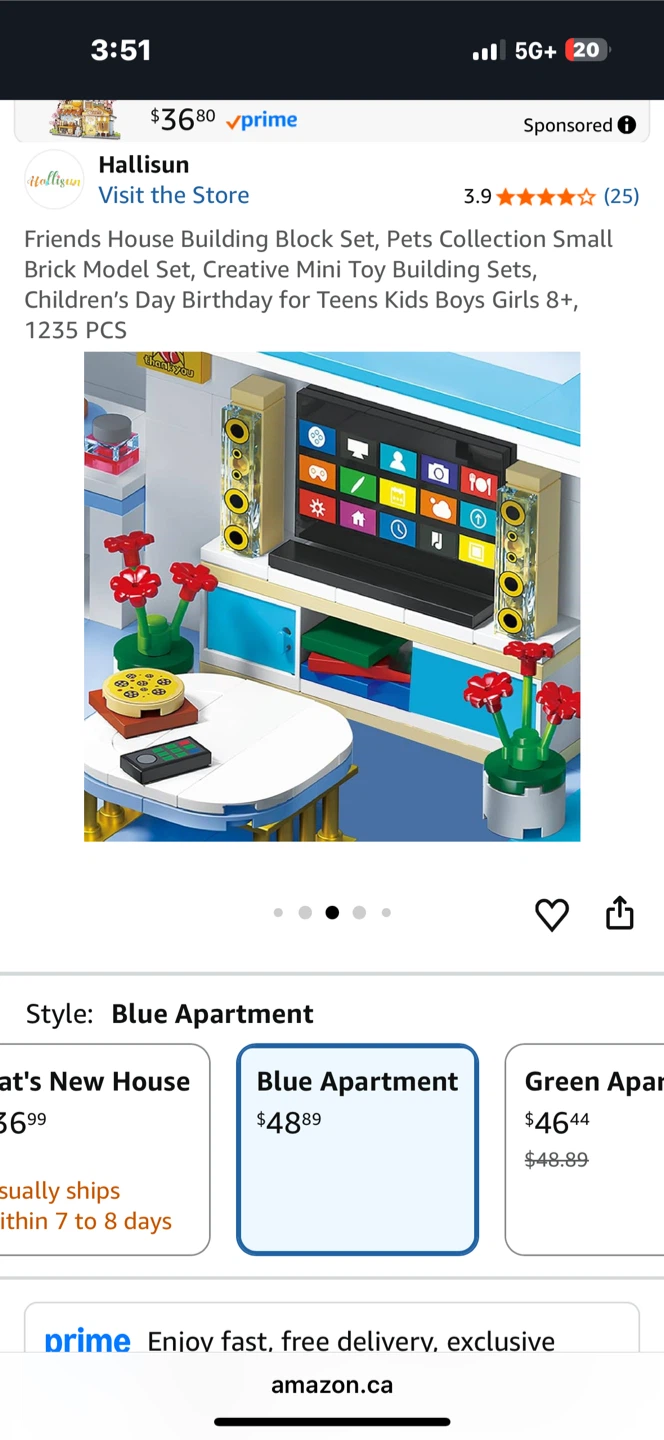 NEW Building Block Set - Lovely Cat Apartment - photo 5
