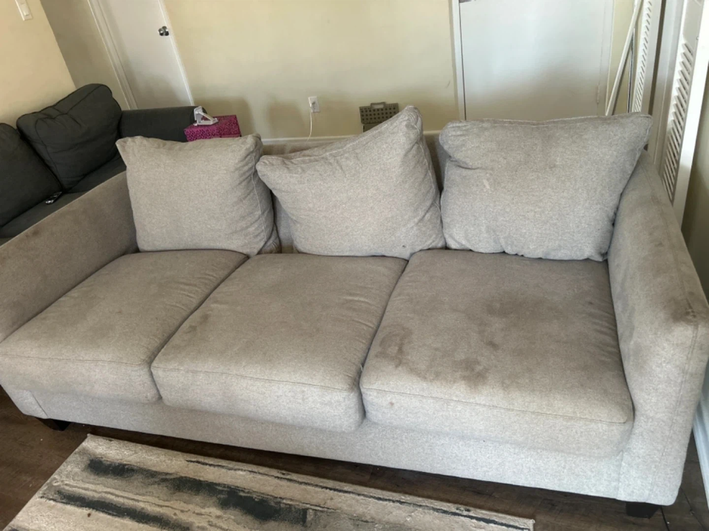 As it is..Grey Sofa with Cushions - photo 5