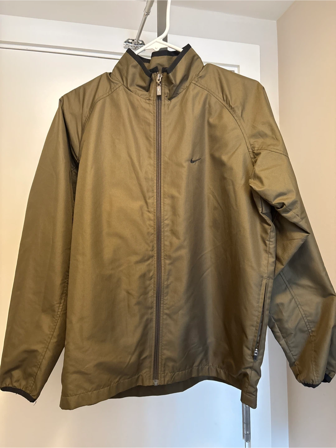 Nike Full Zip Jacket - Olive Green - Size M - photo 2