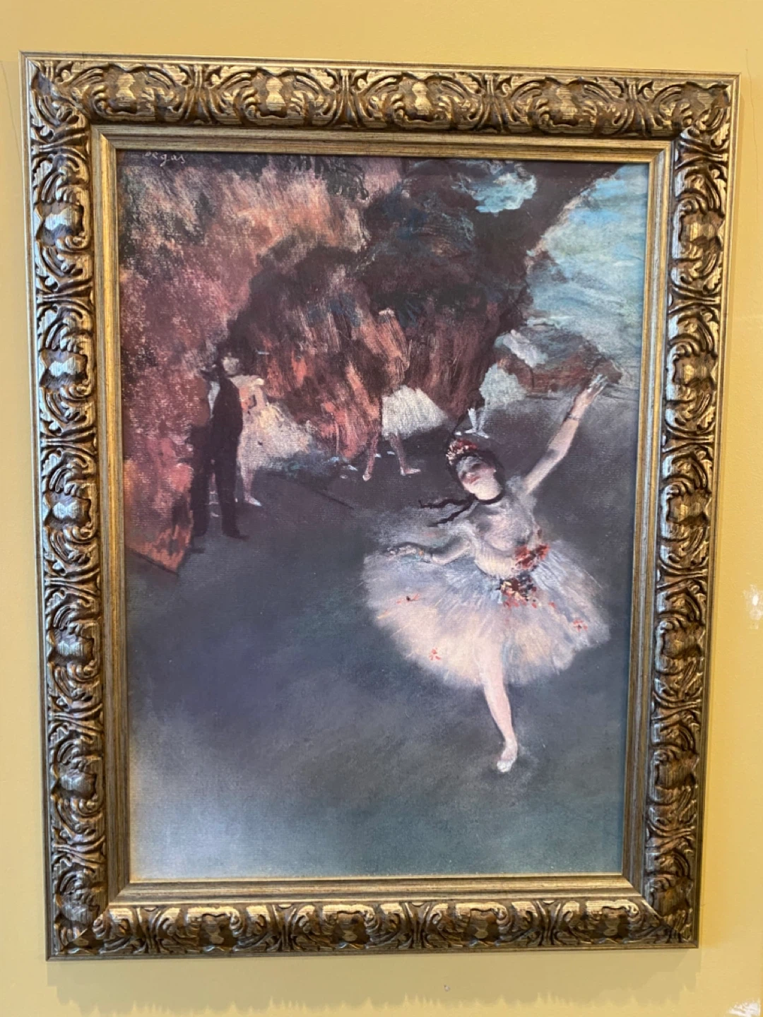 Framed "The Ballet" Print by Degas