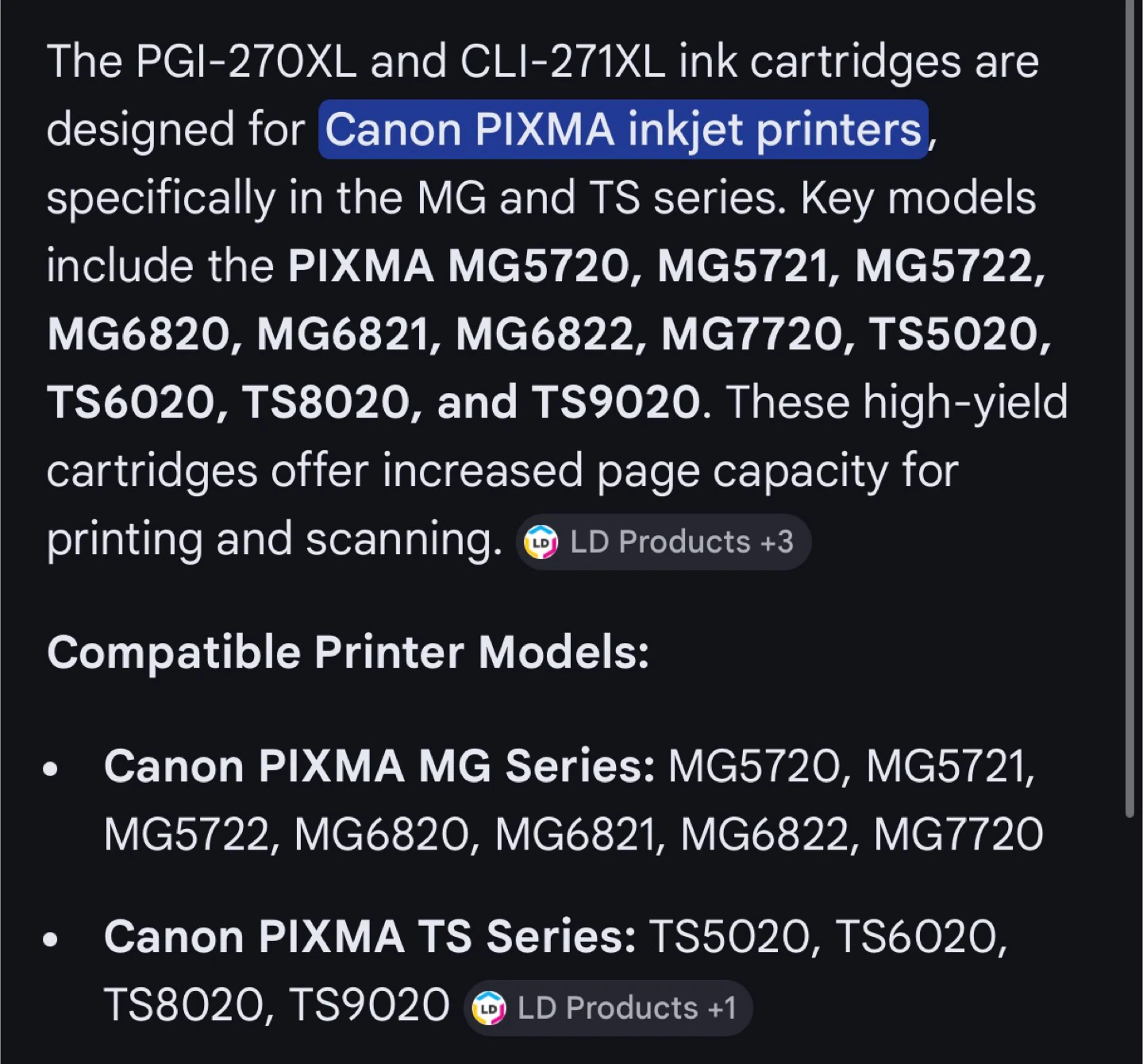 Canon PIXMA Inkjet Printer Ink - photo 4