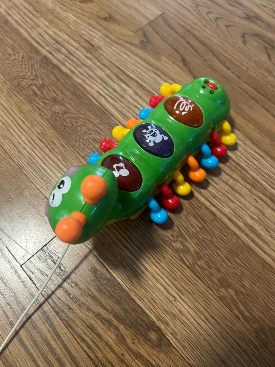 Green Pull Along Caterpillar Toy - photo 2