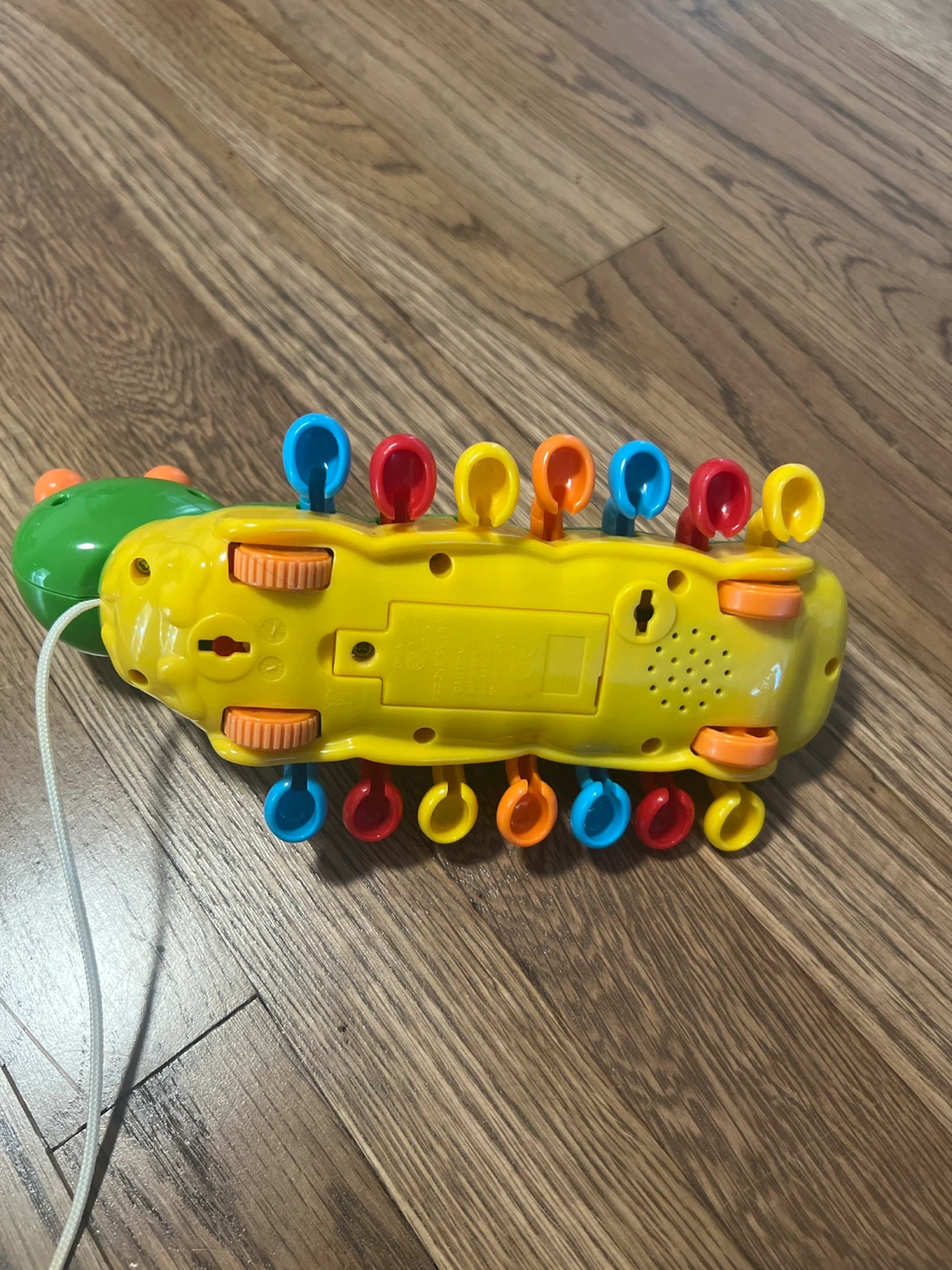 Green Pull Along Caterpillar Toy - photo 3