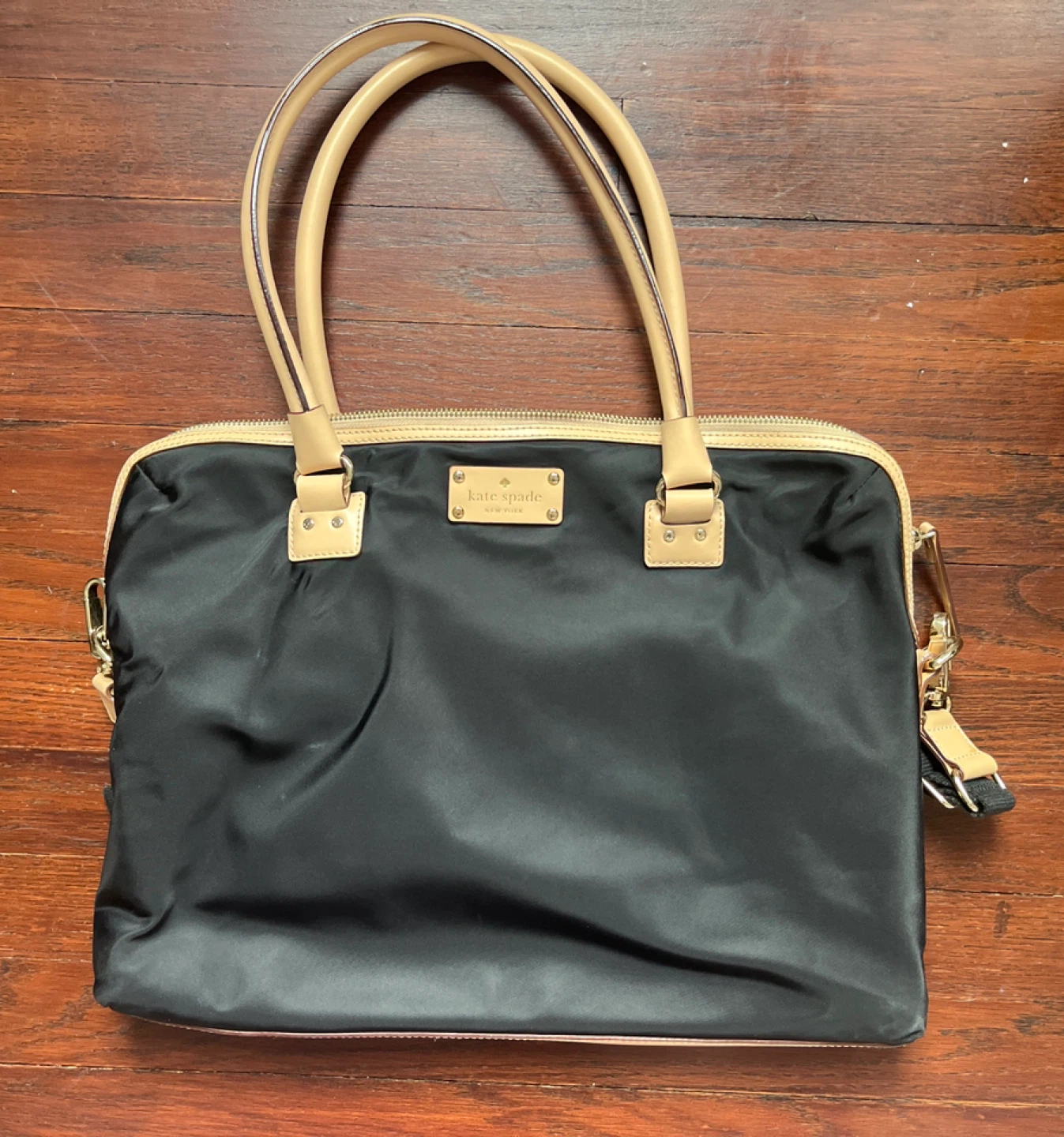 Kate Spade Black Nylon Laptop Bag