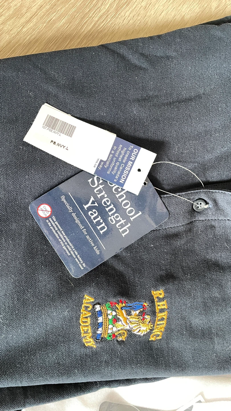 McCarthy School uniform Polo Shirts - Navy & White