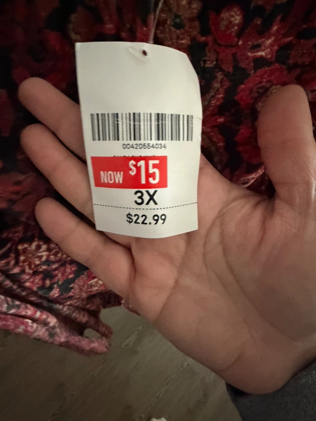 Forever 21+ Floral Print Pants Size 3X - photo 3