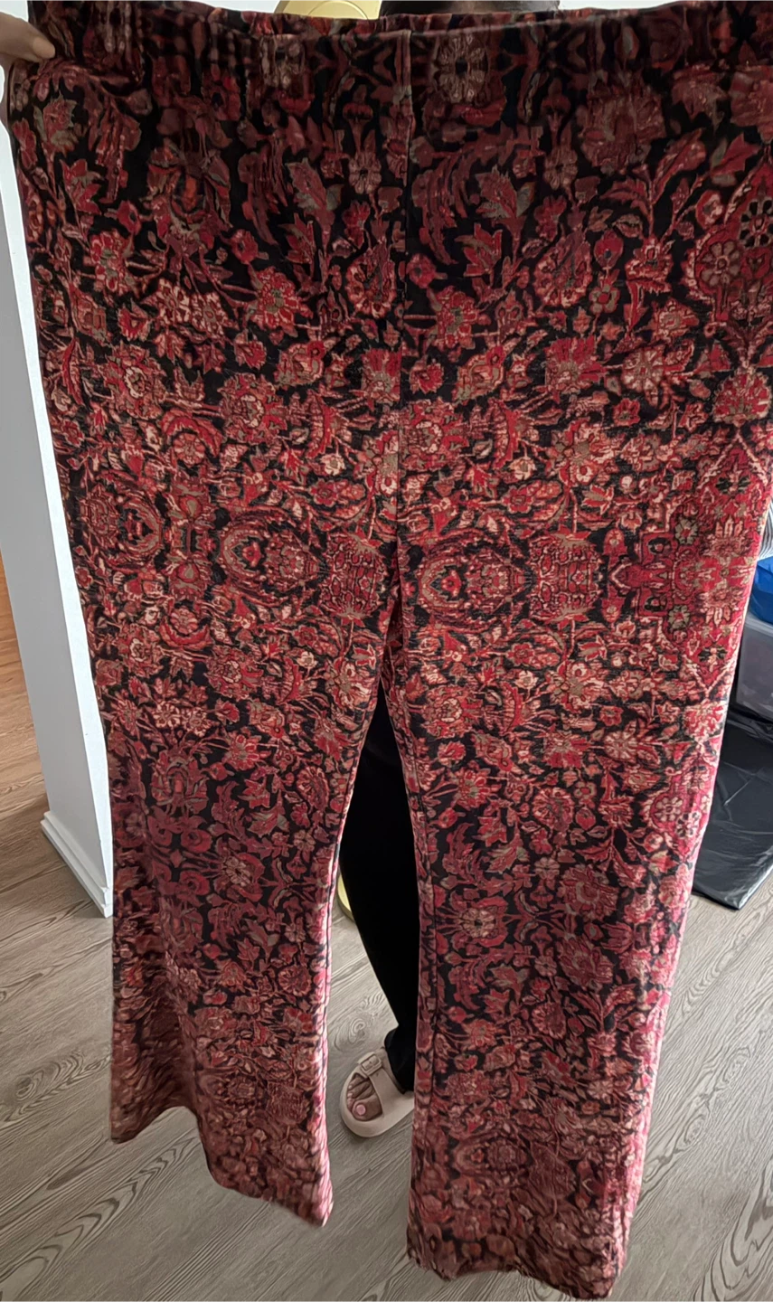 Forever 21+ Floral Print Pants Size 3X