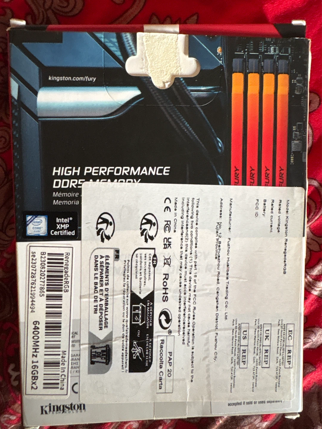 Kingston Fury Renegade DDR5 32GB 6400MT/s RGB RAM - photo 2