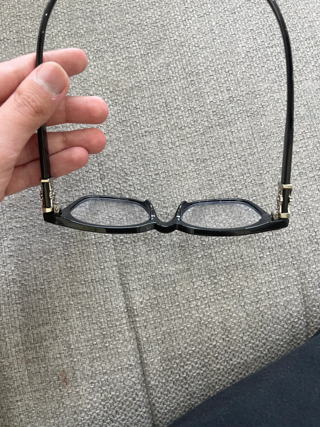 Black blue light Chrome Hearts glasses - photo 3