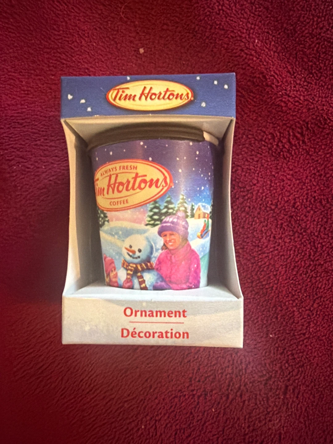 Tim Hortons Holiday Cup Ornament