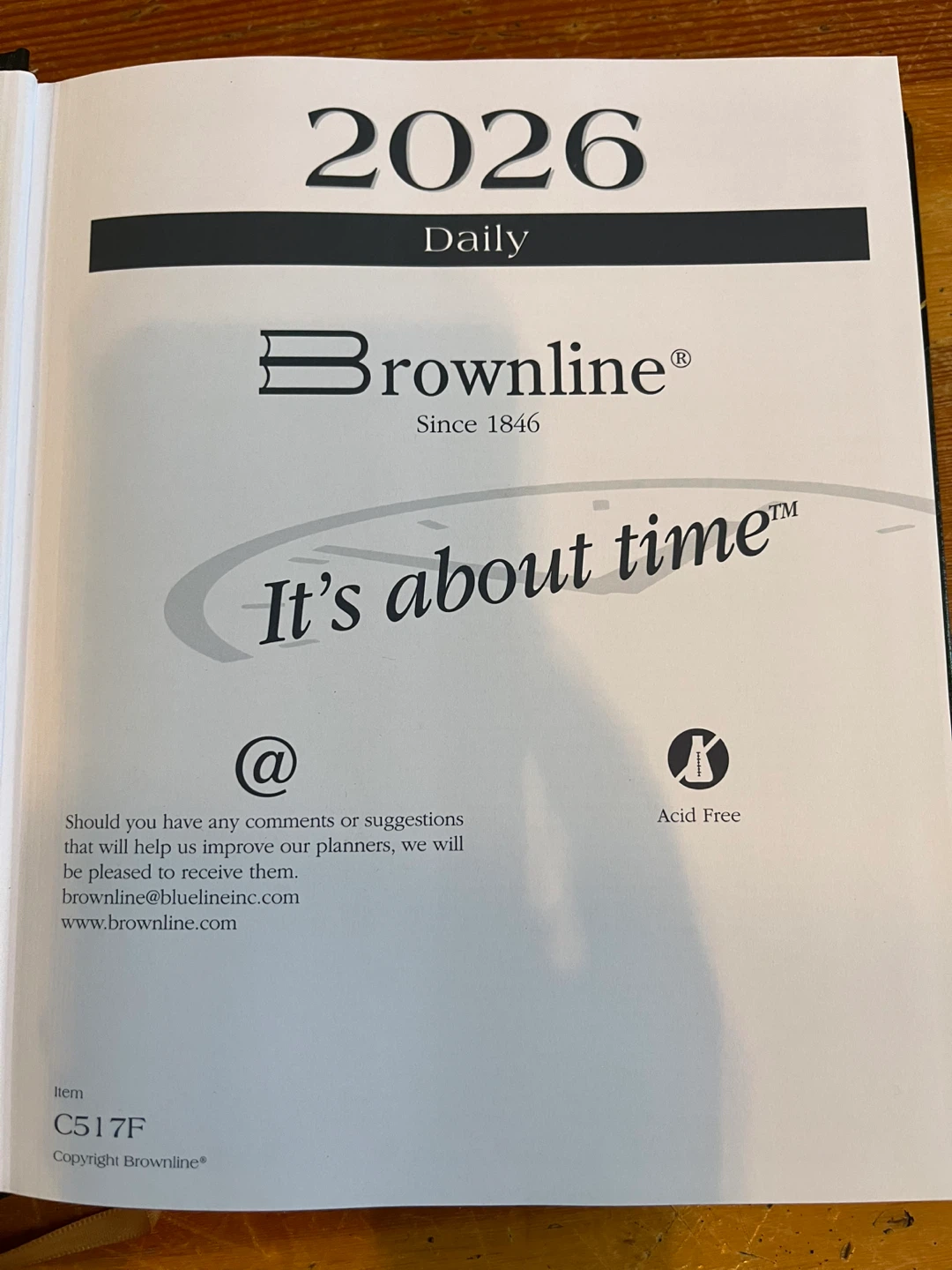 Brownline 2026 Daily Appointment Planner - photo 2