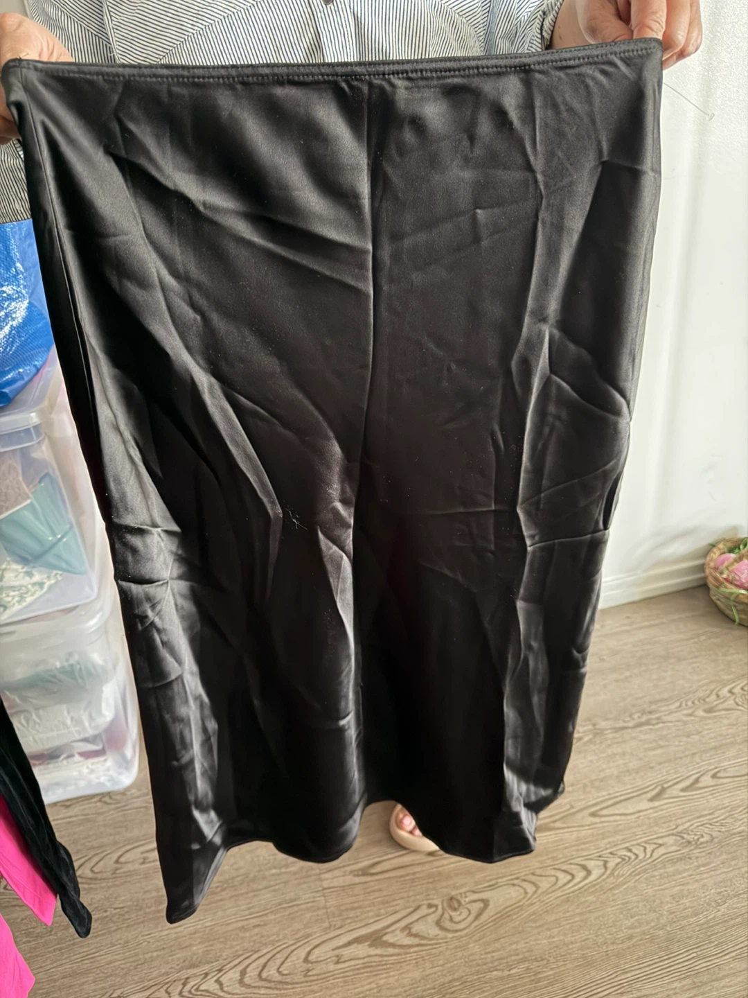 Reitmans Rock & Shine Black Skirt Size L/G